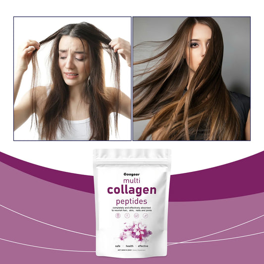 300g Googeer Multi Collagen Powder Anti-Wrinkle Elastic Improve Joint Repair Body Care Moisturize Beauty Care Skincare Powder