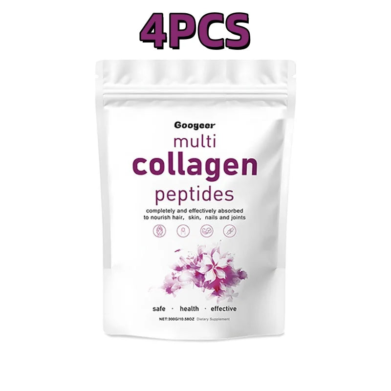 300g Googeer Multi Collagen Powder Anti-Wrinkle Elastic Improve Joint Repair Body Care Moisturize Beauty Care Skincare Powder
